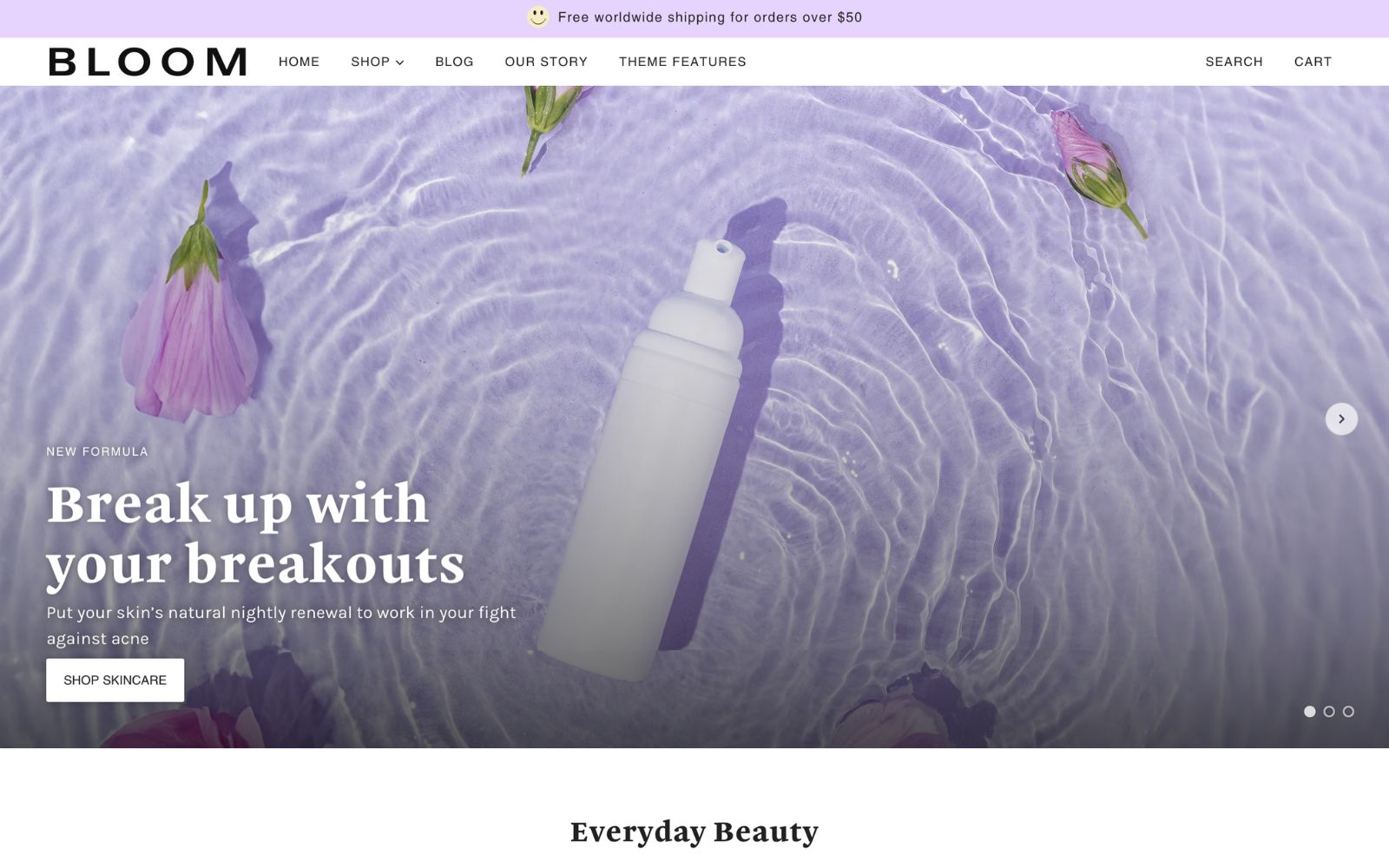Maker presents luxury with its visually appealing design characterized by a clean layout, soft pastel colors, and sophisticated use of white space and structured elements.
